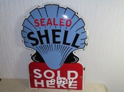 Panneau Émail Pétrole SCELLÉ VENDU ICI, Atelier