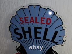 Panneau Émail Pétrole SCELLÉ VENDU ICI, Atelier
