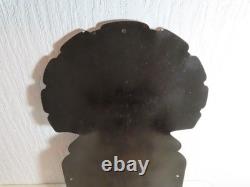 Panneau Émail Pétrole SCELLÉ VENDU ICI, Atelier