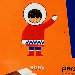 Panneau Publicité Prix Liste Gâteau Glacée Vintage Alemagna Maison Ans 50