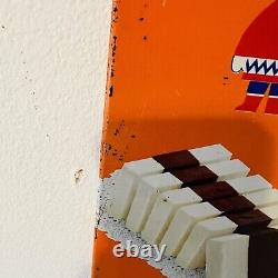 Panneau Publicité Prix Liste Gâteau Glacée Vintage Alemagna Maison Ans 50