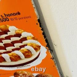 Panneau Publicité Prix Liste Gâteau Glacée Vintage Alemagna Maison Ans 50