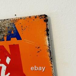 Panneau Publicité Prix Liste Gâteau Glacée Vintage Alemagna Maison Ans 50