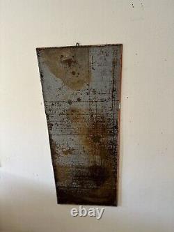 Panneau Publicité Prix Liste Gâteau Glacée Vintage Alemagna Maison Ans 50