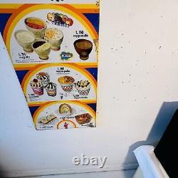Panneau Publicité Prix Liste Gelati Vintage Alemagna Ans