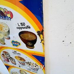 Panneau Publicité Prix Liste Gelati Vintage Alemagna Ans