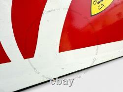 Panneau de route Ferrari 50 ans 1997 Maranello enseigne rassemblement panneau