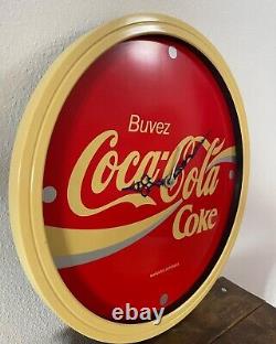 Pendule Coca Cola Vintage Moderne Cafè Publicitaire Enseigne Panneau