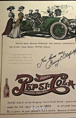 Pepsi-Cola Enseigne Miroir Publicitaire U. S. 1970's
