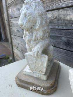 Peugeot Lion Platre Publicitaire Publicité Ancienne Voiture Collection Vintage