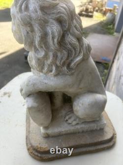 Peugeot Lion Platre Publicitaire Publicité Ancienne Voiture Collection Vintage