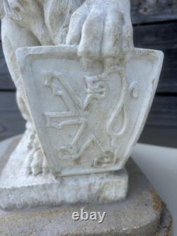 Peugeot Lion Platre Publicitaire Publicité Ancienne Voiture Collection Vintage