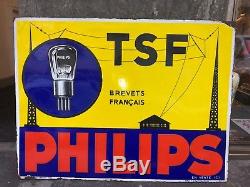 Philips PLAQUE EMAILLEE ANCIENNE. 1930