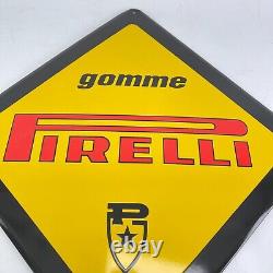 Pirelli Gomme Plaque de Publicité Plaque en Email Plaque 60x60 CM