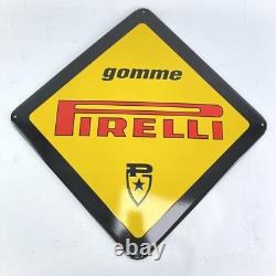 Pirelli Panneau émaillé Email 60x60 cm Carré Motif Circulation & Technique