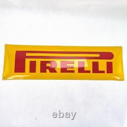 Pirelli Plaque en Email Émaille Publicité Werbeschild Émail Signer 70 X 21 CM