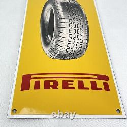 Pirelli Pneu Plaque de Publicité Plaque en Email Plaque 20x40 CM