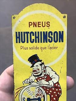 Plaque De Propreté HUTCHINSON Tole Litho