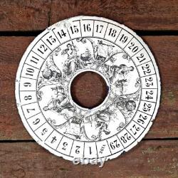 Plaque / Disque émaillé de distributeur de cigares