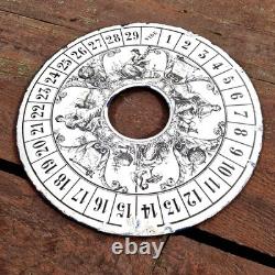 Plaque / Disque émaillé de distributeur de cigares