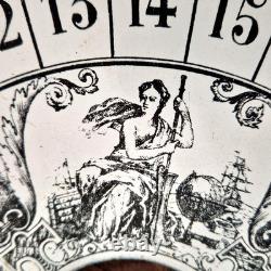 Plaque / Disque émaillé de distributeur de cigares