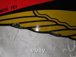Plaque Émail Benzine AEROSHELL! SHELL Plaque Émail Benzine AEROSHELL! SHELL