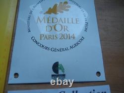 Plaque Emailee Agriculture Medailee Or Provence Paca Paris Agricole