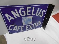 Plaque Emaille Cafe Angelus Rennes Double Face