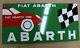 Plaque Emaillée Abarth 60x30 cm