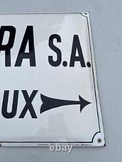 Plaque Emaillee? Ancienne? BUREAUX Enseigne 1920? Usine atelier 40 Cm/34 Cm