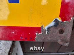 Plaque Emaillee Ancienne Journal Presse Est