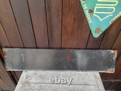 Plaque Emaillee Ancienne Journal Presse Est