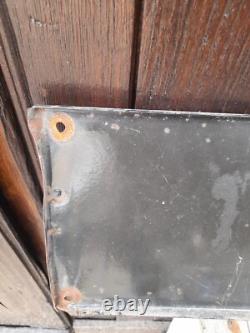 Plaque Emaillee Ancienne Journal Presse Est