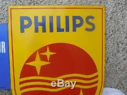Plaque Emaillee Ancienne Philips