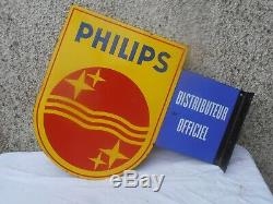 Plaque Emaillee Ancienne Philips