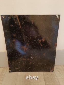 Plaque Émaillée Ancienne Piles Mazda Cipel