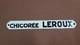 Plaque Emaillee Ancienne Publicitaire Chicoree Leroux N&deg; 1