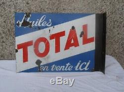 Plaque Emaillee Ancienne Total