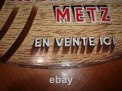 Plaque Emaillée Ancienne vin d Metz EAS VINS R. SALERIN