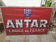 Plaque Emaillee Antar Annees 30 Garage Atelier Automobile Huile