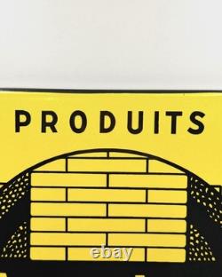 Plaque Émaillée Aquabar Émaillerie Alsacienne Strasbourg -Hoenheim Très Bon état