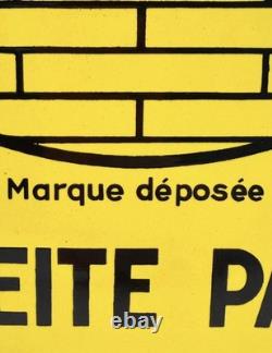 Plaque Émaillée Aquabar Émaillerie Alsacienne Strasbourg -Hoenheim Très Bon état