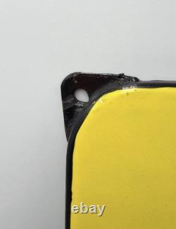 Plaque Émaillée Aquabar Émaillerie Alsacienne Strasbourg -Hoenheim Très Bon état