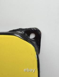 Plaque Émaillée Aquabar Émaillerie Alsacienne Strasbourg -Hoenheim Très Bon état