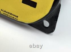 Plaque Émaillée Aquabar Émaillerie Alsacienne Strasbourg -Hoenheim Très Bon état