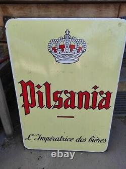 Plaque Émaillée Bière Pilsania