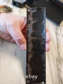 Plaque Emaillee Bombée