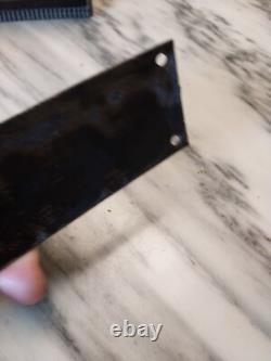 Plaque Emaillee Bombée