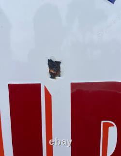 Plaque Émaillée Bombée Bouillon KUB XL 1 Mètre 0,10 Fr 1 Litre Cuisine