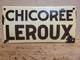 Plaque Émaillée Chicorée Leroux